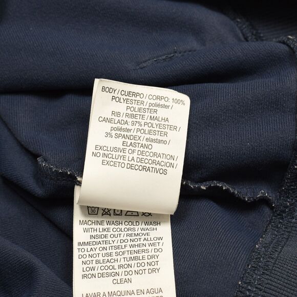 Nike Women Full Zip Active Athletic Jacket Polyester Blue Size L Pockets Solid - Picture 8 of 8